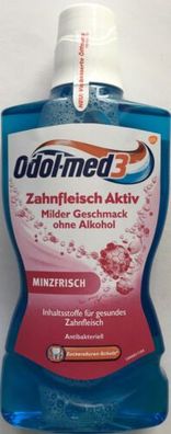 Odol-med3 Zahnfleisch Aktiv- Mundspülung Minzfrisch ohne Alkohol - 500 ml