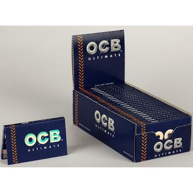OCB Ultimate kurz Blättchen, Zigarettenpapier 25x100Bl Pg.