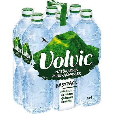 Volvic Naturelle PET Shrink 6x1.00 L Fl. Einweg-Pfand