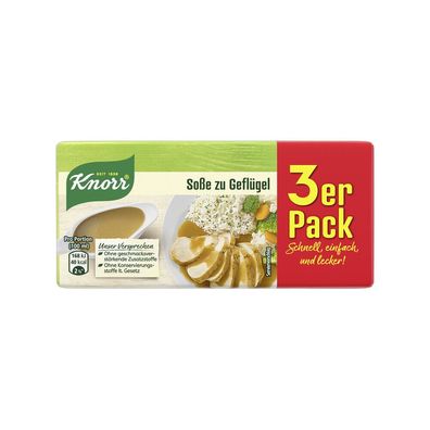Knorr Geflügel Soße 69g, 15er-Pack ( 15x69g )