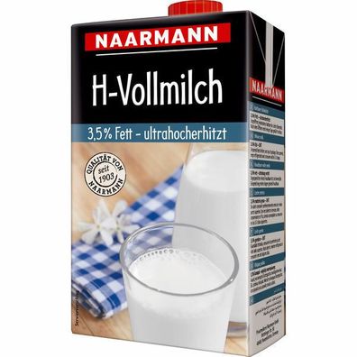 Naarmann H-Milch 3.5% Ein-Dreh-Verschluss 12x1.00 L Pg.