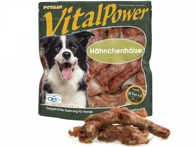 Petman Vital Power Hähnchenhälse Hundefutter 600 g (Inhalt Paket: 14 Stück)