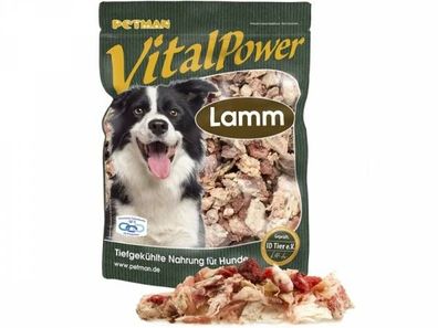 Petman Vital Power Lamm Hundefutter 1000 g (Inhalt Paket: 14 Stück)