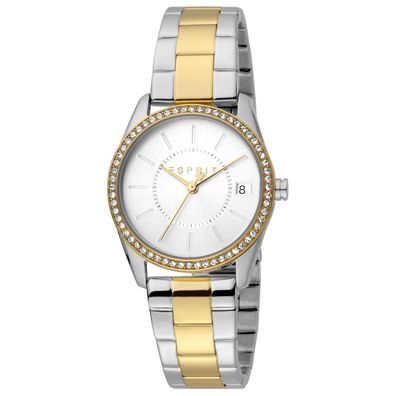 Esprit Uhr ES1L195M0115 Damen Armbanduhr Bicolor