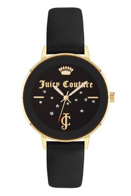 Juicy Couture Uhr JC/1264GPBK Damen Armbanduhr Gold