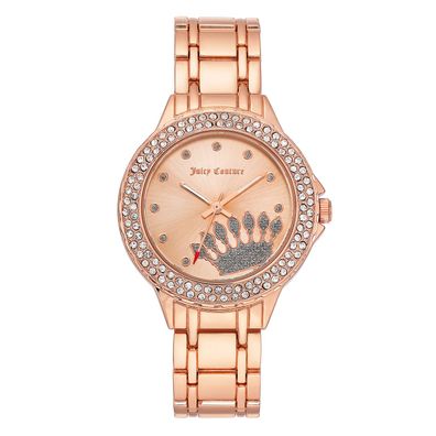 Juicy Couture Uhr JC/1282RGRG Damen Armbanduhr Rosé Gold