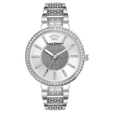 Juicy Couture Uhr JC/1313SVSV Damen Armbanduhr Silber