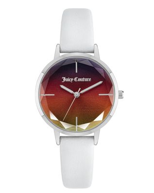 Juicy Couture Uhr JC/1327RBWT Damen Armbanduhr Silber
