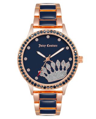 Juicy Couture Uhr JC/1334RGNV Damen Armbanduhr Rosé Gold
