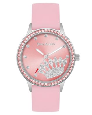 Juicy Couture Uhr JC/1343SVPK Damen Armbanduhr Silber