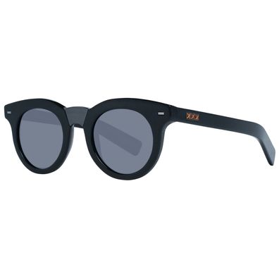 Zegna Couture Sonnenbrille ZC0010 47 01A Herren Schwarz