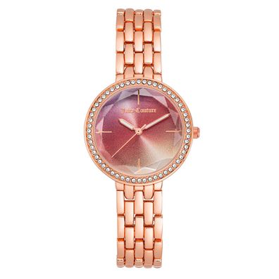 Juicy Couture Uhr JC/1208PKRG Damen Armbanduhr Rosé Gold