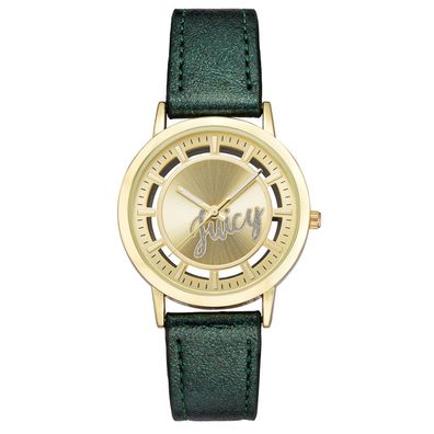 Juicy Couture Uhr JC/1214GPGN Damen Armbanduhr Gold