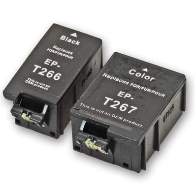 Kompatibel 2er Set Epson T2661 / 266, T2670 / 267 Druckerpatronen Tinte von Gigao