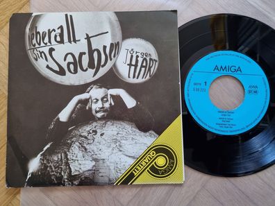 Jürgen Hart - Ieberall sin Sachsen 7'' Vinyl Amiga Quartett