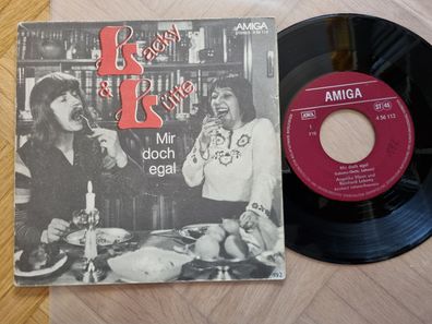 Lacky & Lütte/ Angelika Mann/ Reinhard Lakomy - Mir doch egal 7'' Vinyl Amiga