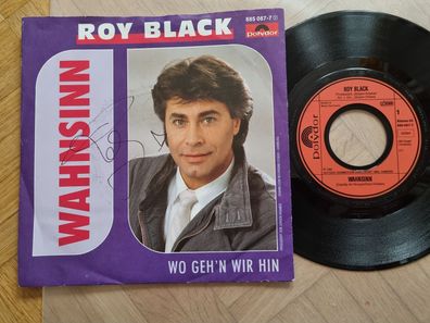 Roy Black - Wahnsinn 7'' Vinyl Germany Signiert MIT Autogramm