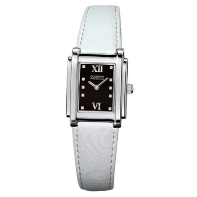 DUGENA Premium Damen Armbanduhr Tenero Stone 7000257-1 Saphirglas, weiß
