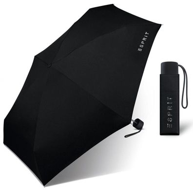 Esprit Regenschirm mini Petito Diamond Straß Schwarz
