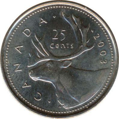 Kanada 25 Cents 2003 P Elizabeth II*