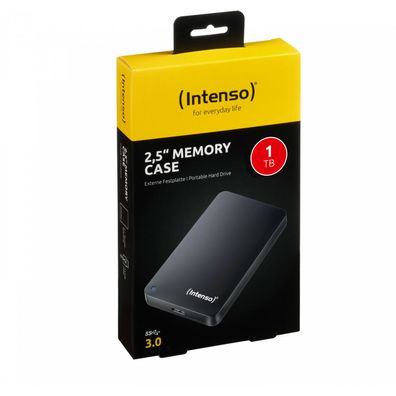 Intenso Memory Case 1TB, Extern, 5400RPM, externe Festplatte black, M. Case USB