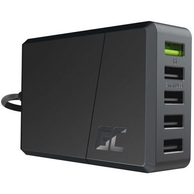 Ladegerät Green Cell Charge Source 5xUSB Smart/ Ultra Charge 52W Black