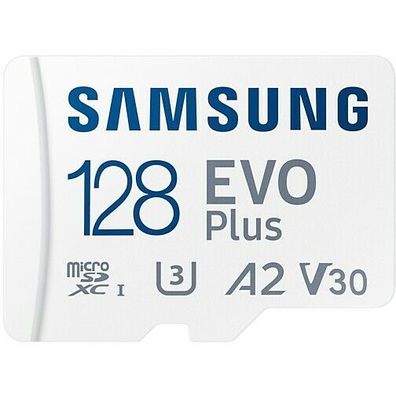 128GB Samsung EVO Plus MicroSDXC 130MB/ s + Adapter
