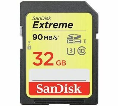 SanDisk Extreme 32GB SDHC Karte - (SDSDXNE-032G-GNCIN)