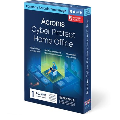 Acronis Cyber Protect Home Office Ess. - 1 Device, 1 Year - DE - Box