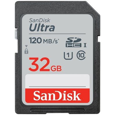 32GB SanDisk Ultra SDHC 120MB/ s