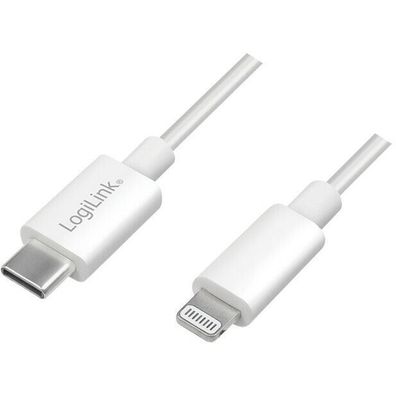 LogiLink USB-C > Lightning (ST-ST) 1m White