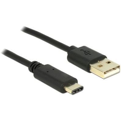 USB2.0 > USB-C (ST-ST) 2m DeLOCK Black