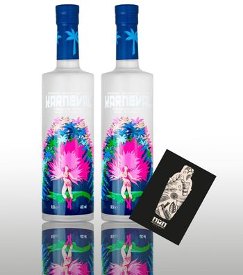 Karneval Vodka 2er Set je 0,5L (40% Vol) Premium Vodka von Raf Camora und Bonez
