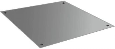 Grundplatte Xpert E132B 60 X 60 Cm Stahl Silber