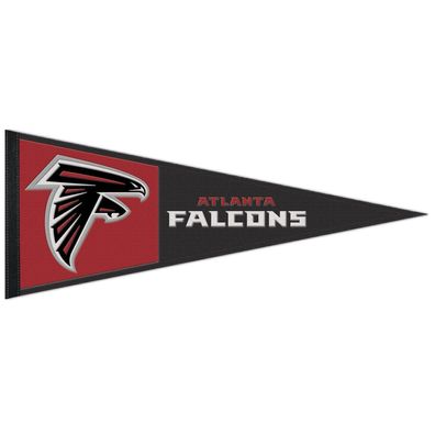 NFL Atlanta Falcons Wool Primary Wimpel Pennant Banner 80x35cm 194166469488