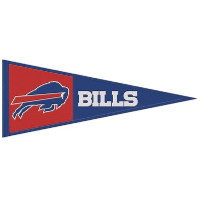 NFL Buffalo Bills Wool Primary Wimpel Pennant Banner 80x35cm 194166469709