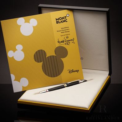 Montblanc Great Characters Special Edition Walt Disney Rollerball ID 119835 OVP