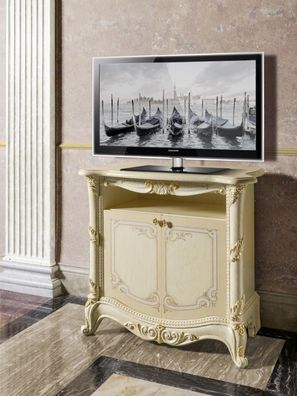tv Sideboard rtv Wohnzimmer Design Regal Beige Holz Regale Lowboard Italien Neu