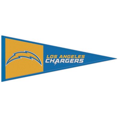 NFL Los Angeles Chargers Wool Primary Wimpel Pennant Banner 80x35cm 194166472624