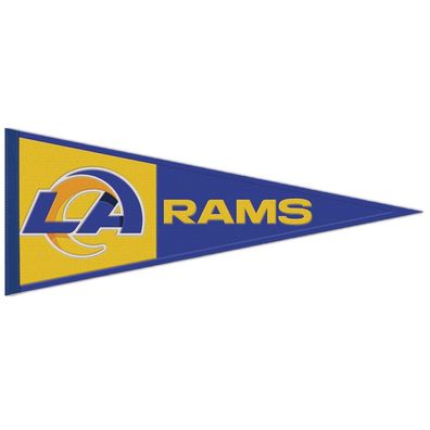 NFL Los Angeles Rams Wool Primary Wimpel Pennant Banner 80x35cm 194166472761