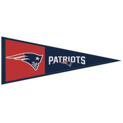 NFL New England Patriots Wool Primary Wimpel Pennant Banner 80x35cm 194166474284