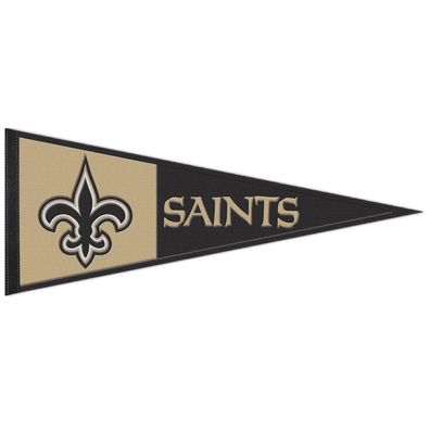 NFL New Orleans Saints Wool Primary Wimpel Pennant Banner 80x35cm 194166474420