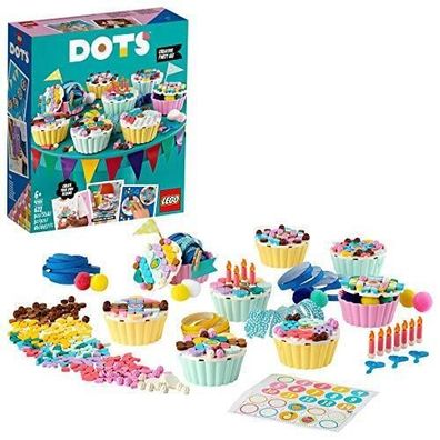 LEGO 41926 DOTS Cupcake Partyset Spielzeug mit 8 Cupcakes 623 Teile Bastelset