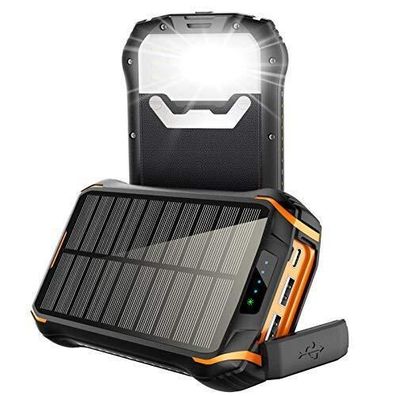 Soluser Solar Powerbank 26800mAh Wasserdicht Solar Ladegerät USB C Externer Akku