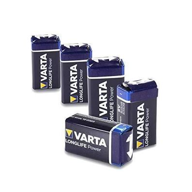 Varta High Energy 4922 Batterie High Energy 9V Block Batterien 5er Pack Haushalt