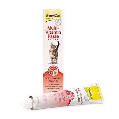 GimCat Multi-Vitamin Paste Extra Katzensnack mit Fischöl 1 Tube 1 x 50g Haustier