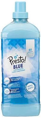 Presto! Weichspüler Blau 360 Waschgänge Waschladungen Waschmittel 6 x 1,5L Pack