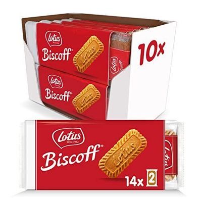 Lotus Biscoff 10 x 28 Snack-Pack Karamellgebäck Kekse Weihnachten 2,17 kg