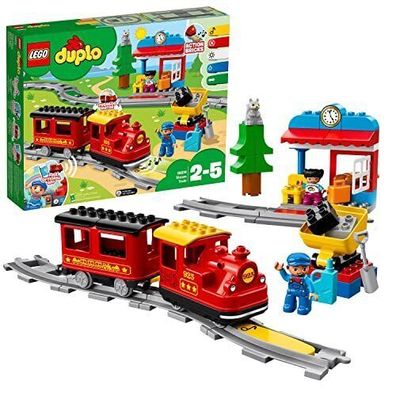 LEGO 10874 DUPLO Dampfeisenbahn Spielzeugeisenbahn Licht & Geräusche 59 Teile