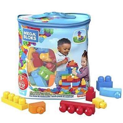 Mattel Mega Bloks DCH55 Bausteinebeutel Medium 60 Teile Grundfarben Spielzeug
